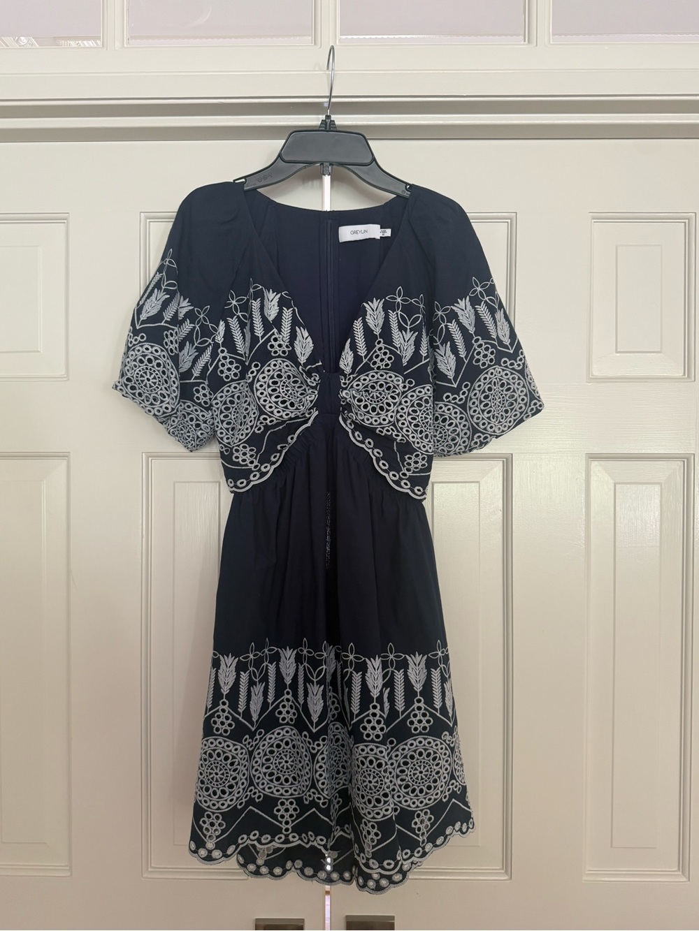 Eyelet Embroidered Dress